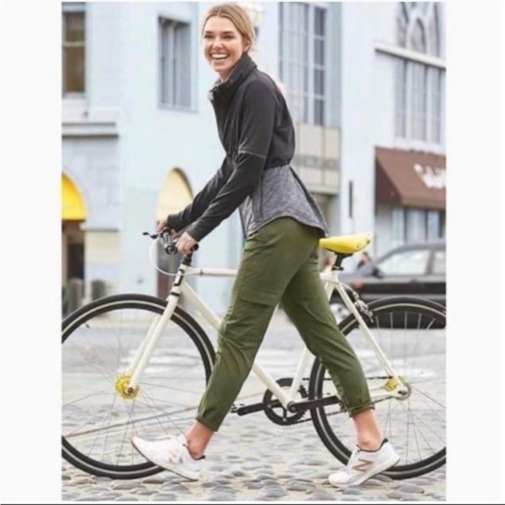 Athleta Olive Green Track Pants